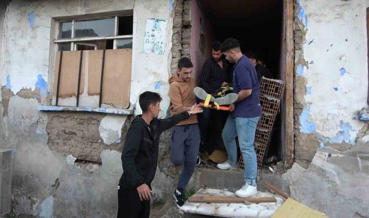 Alkol almak için manzarayı seçti, 25 metreden evin bahçesine düştü