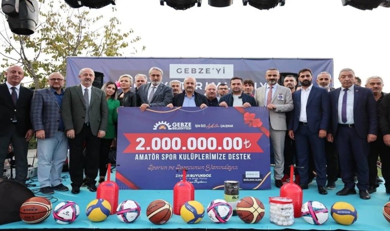 Amatör spor kulüplerine 2 milyon TL destek