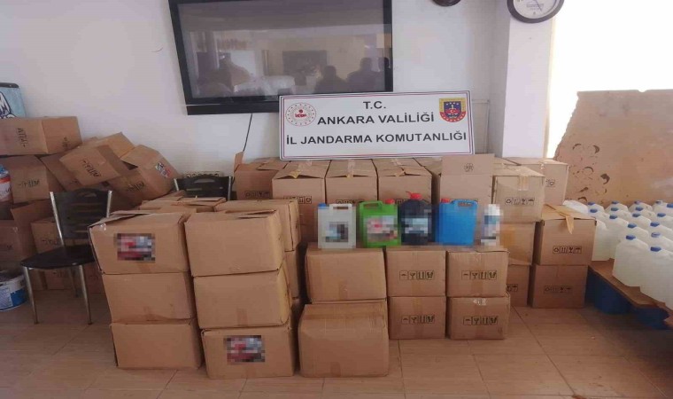 Ankarada kaçakçılık operasyonu: 38 ton paketlenmiş sahte deterjan ele geçirildi