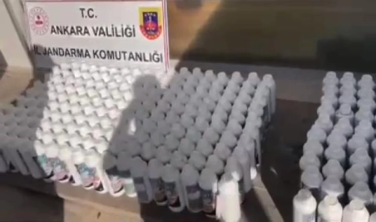 Ankara’da ’sahte deterjan’ operasyonu: 352 ton asit, 38 ton sahte deterjan ele geçirildi