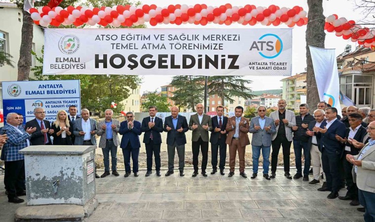 ATSO Elmalı Eğitim ve Sağlık Merkezinin temeli atıldı