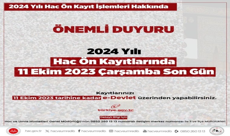 Aydın Müftülüğü hac ön kayıtları konusunda vatandaşları uyardı