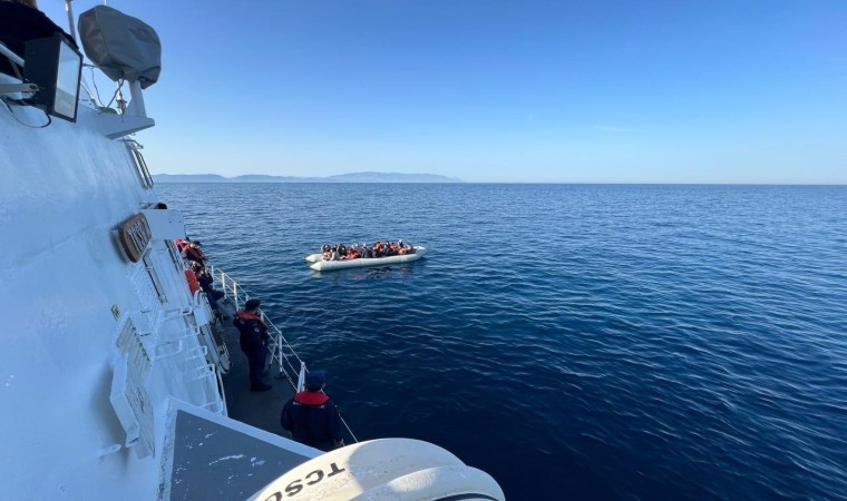 Aydında 37 düzensiz göçmen kurtarıldı