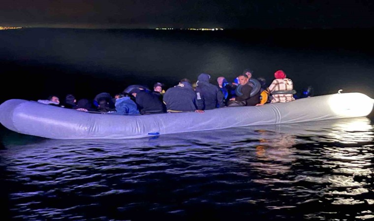 Aydında 37 düzensiz göçmen kurtarıldı, 41i yakalandı