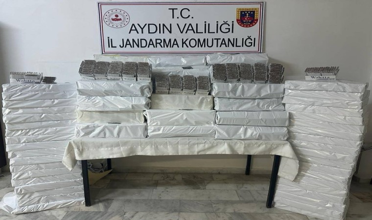 Aydında 66 bin doluma hazır bandrolsüz sigara paketi ele geçirildi