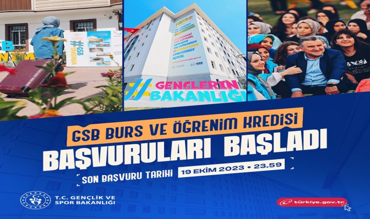 Bakan Bak: GSB Burs ve Öğrenim Kredisi başvuruları başladı