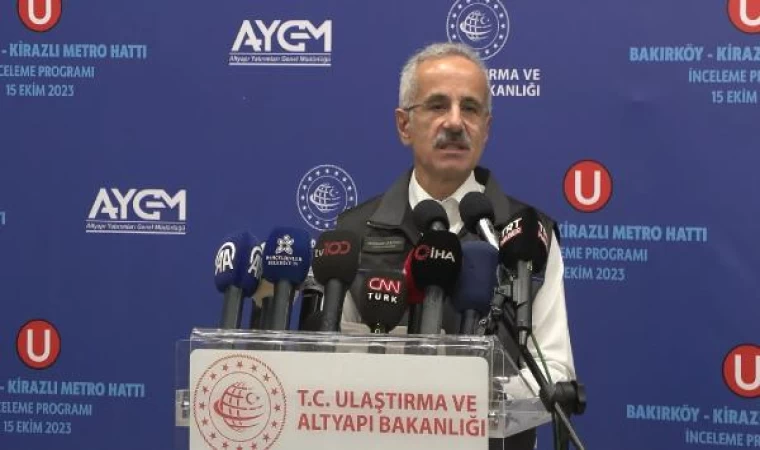 Bakan Uraloğlu: Günde 1 milyon yolcunun bu hattımız ile seyahat etmesini öngörüyoruz