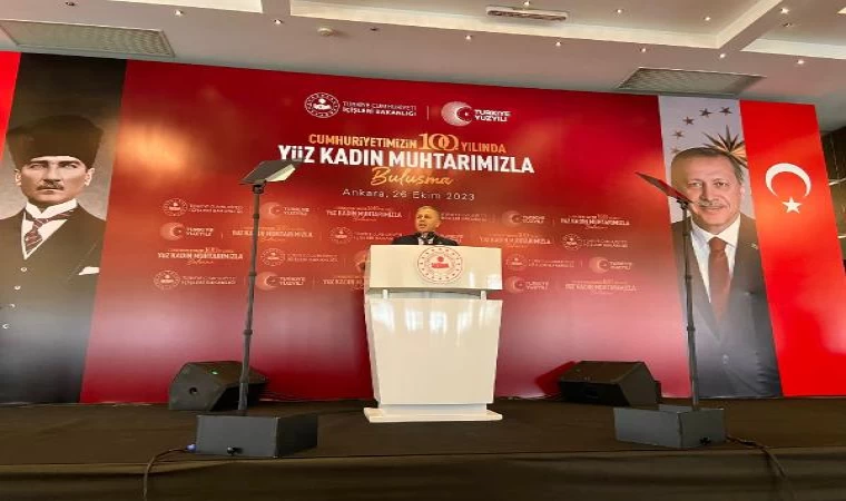 Bakan Yerlikaya: Yerel seçimde muhtarlarımıza çok önemli görevler düşüyor