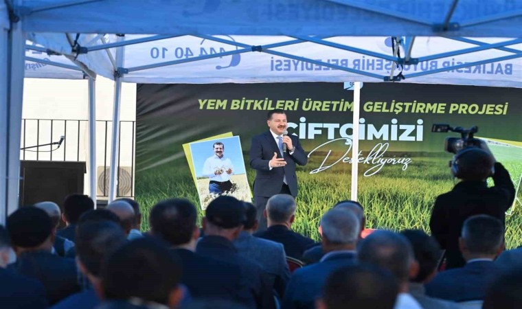 Balıkesir Büyükşehirden üreticiye süt otu tohumu desteği