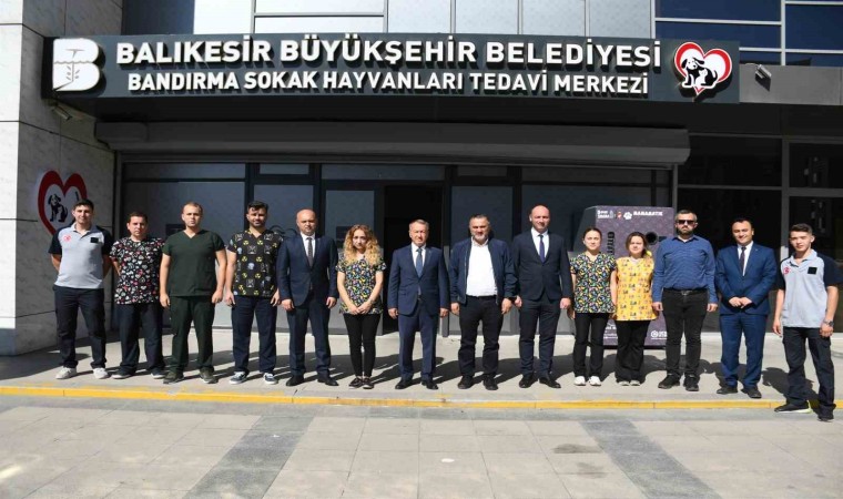 Bandırmada yüzlerce sokak hayvanına şifa oldu