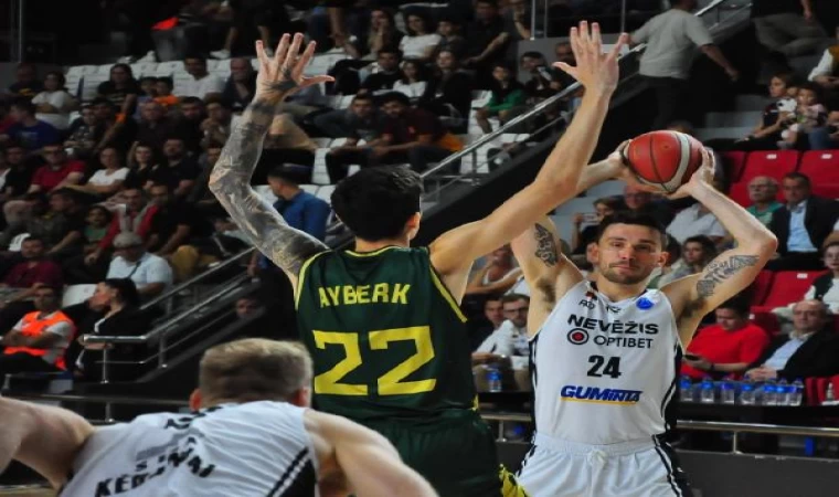 BC Nevezis - Manisa Büyükşehir Belediyespor: 88-98 (FOTOĞRAFLAR)