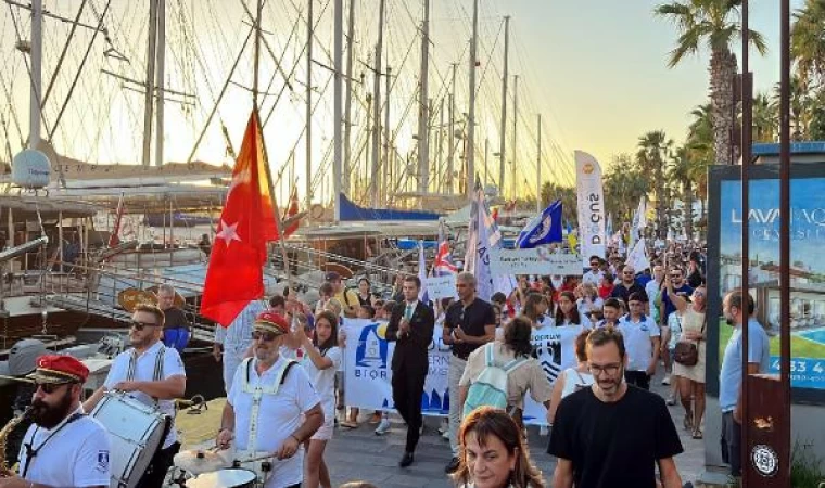 Bodrum’da BIOR yarışları renkli kortej yürüyüşüyle başladı