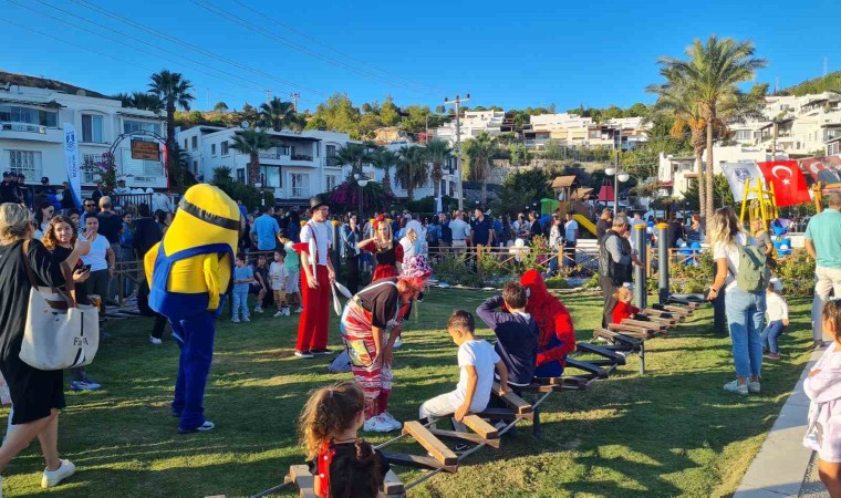 Bodrumda gözyaşları arasında park açılışı