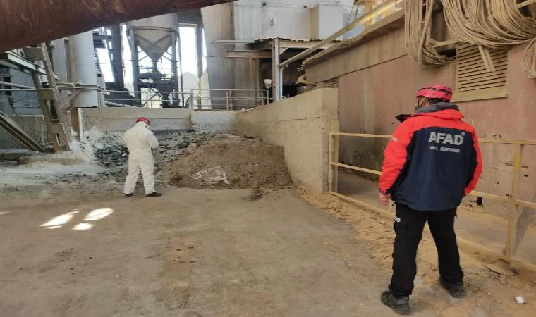 Bolu’da çimento fabrikasının soğutma sisteminde patlama: 1 yaralı