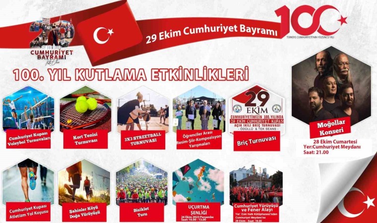 Burhaniyede 100. yıla yakışır kutlama programı