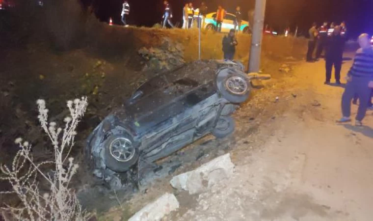 Bursa’da otomobil dere yatağına düştü: 3 yaralı