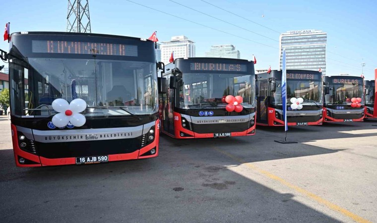 Bursada ulaşım filosu gençleşerek büyüyor