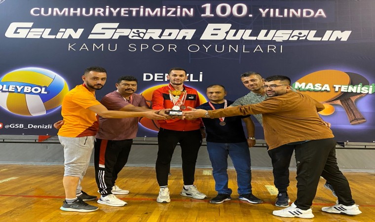 Çameli Belediyesi, Kamu Spor Oyunları Turnuvasında 3. oldu