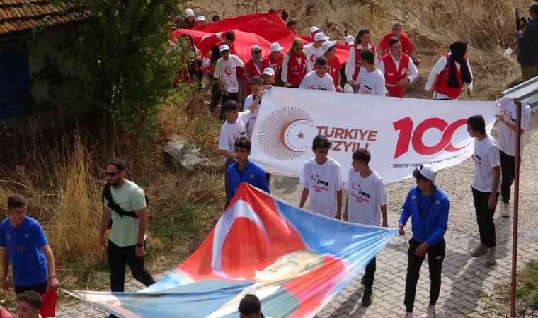 Çankırıda 14. İstiklal Yolu Yürüyüşü yapıldı