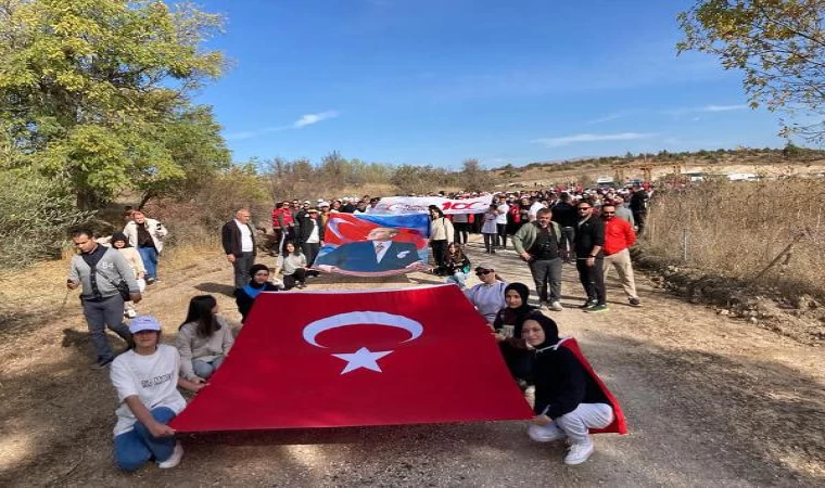 Çankırı’da İstiklal Yolu’nda yürüdüler