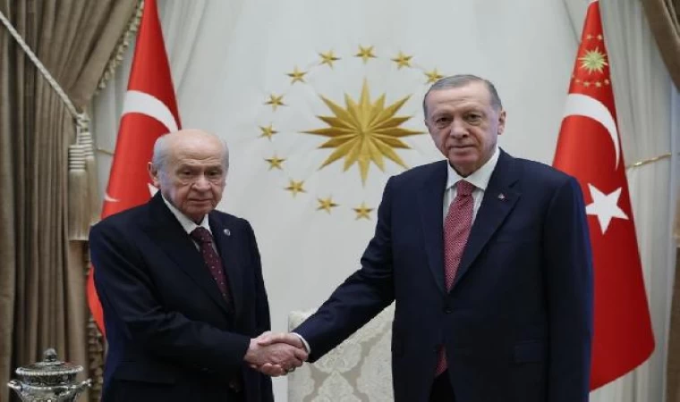 Cumhurbaşkanı Erdoğan, Bahçeli ile görüştü