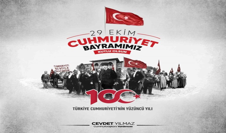 Cumhurbaşkanı Yardımcısı Yılmazdan 29 Ekim Cumhuriyet Bayramı mesajı