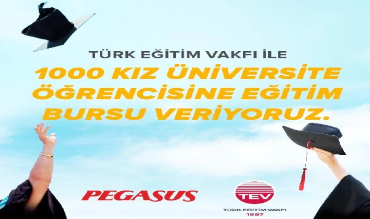 Cumhuriyetin 100’üncü yılında Pegasus’tan 1000 kız öğrenciye burs