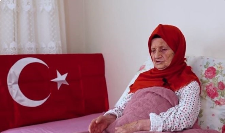 Cumhuriyetle yaşıt Fatma teyze doğum gününde unutulmadı