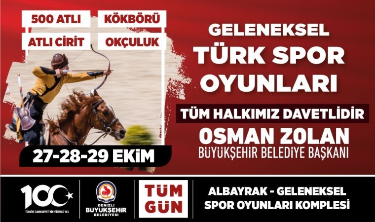 Denizli Büyükşehir ile Geleneksel Türk Spor Oyunları başlıyor