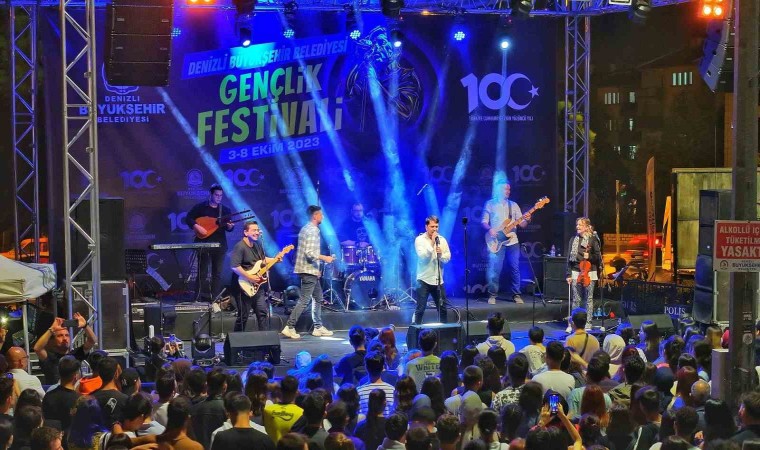 Denizlide gençlik festivali hafta sonu da dolu dolu geçecek