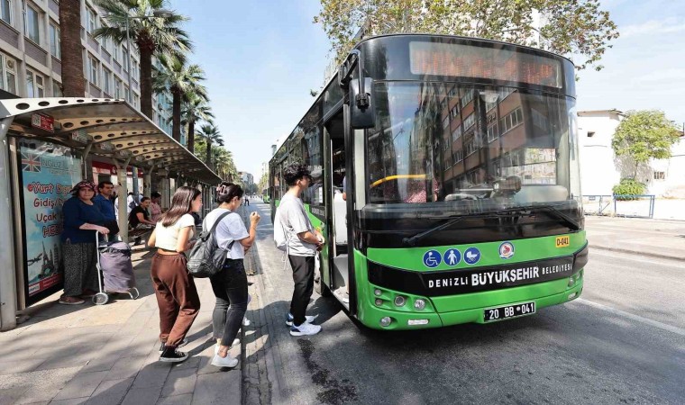 Denizliler Cumhuriyet Bayramında otobüslere ücretsiz binecek