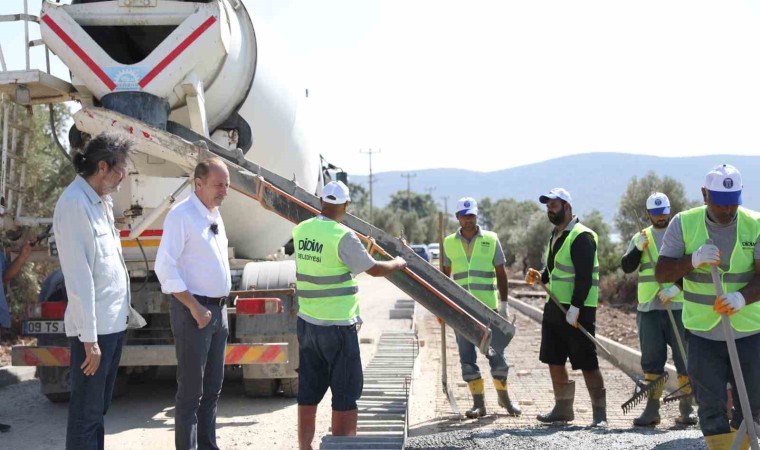 Didimde 63,5 kilometrelik bisiklet yolu çalışmaları hızla devam ediyor