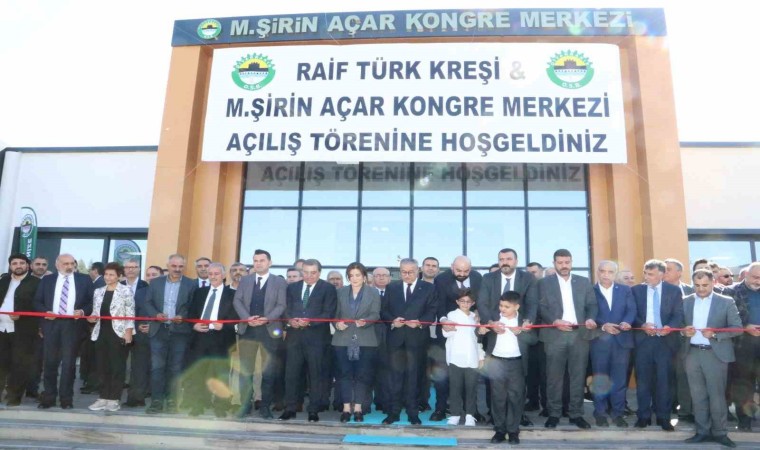 Diyarbakır OSBde Raif Türk adına kreş ve Şirin Açar adına kongre merkezi açıldı