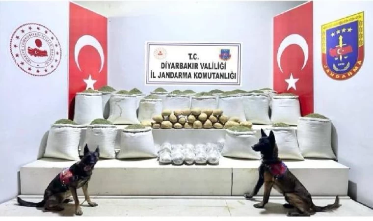 Diyarbakır’da 637 kilo esrar ele geçirildi