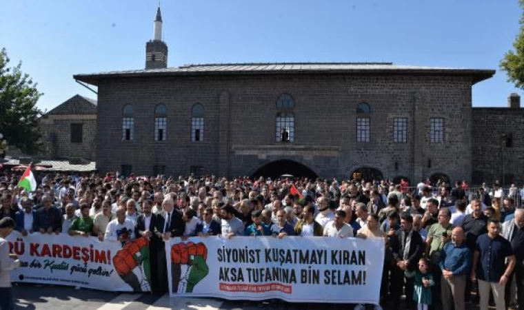 Diyarbakır’da İsrail protestosu; festivalin iptalini de istediler