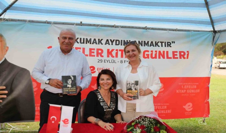 Efelerde kitap fuarı 9uncu gününde devam etti