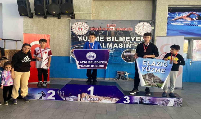 Elazığ Belediyesinden yüzmede 57 madalya