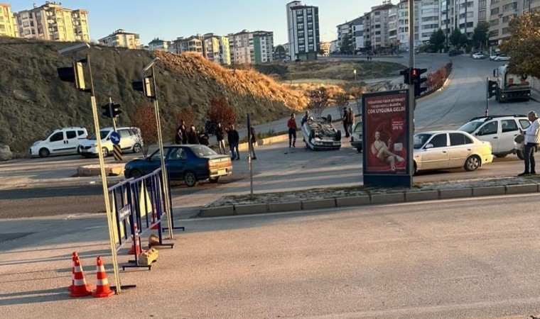 Elazığda trafik kazası: 1 yaralı