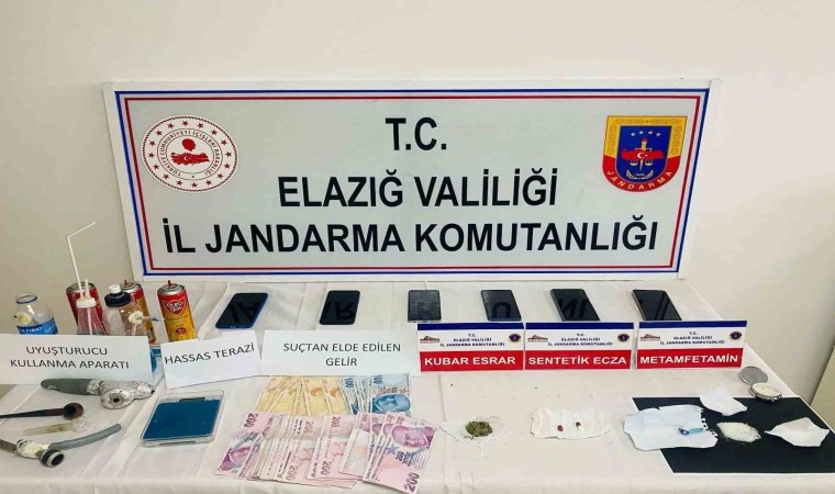 Elazığda uyuşturucu operasyonu: 6 gözaltı