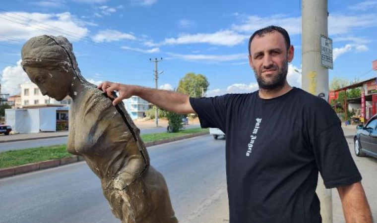 Festivalin simgesi ’Venüs’, hurdacıdan alınıp yol kenarına süs yapıldı