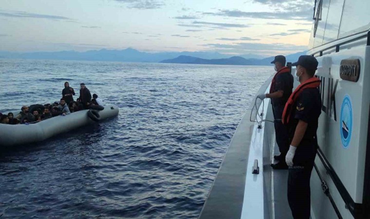 Fethiyede 33 düzensiz göçmen yakalandı