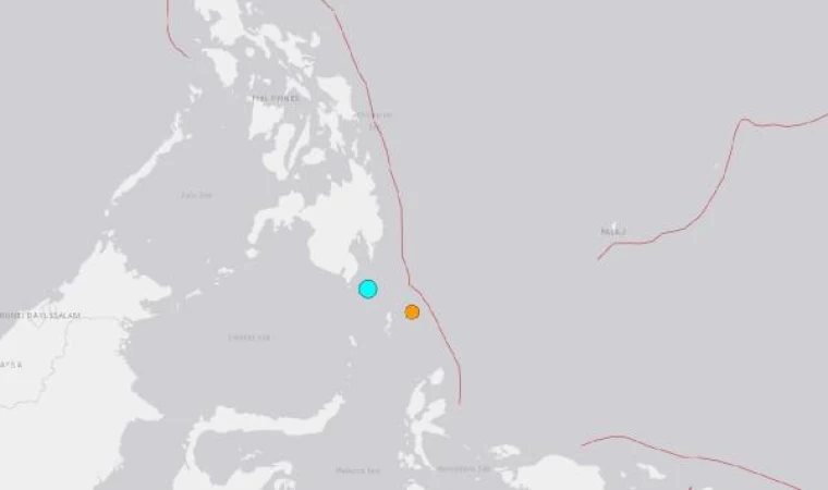 Filipinler’in açıklarında 6.4 büyüklüğünde deprem