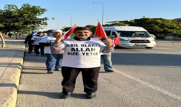 Filistine yürüyerek gitmek için yola çıkan grup Niğdeye ulaştı