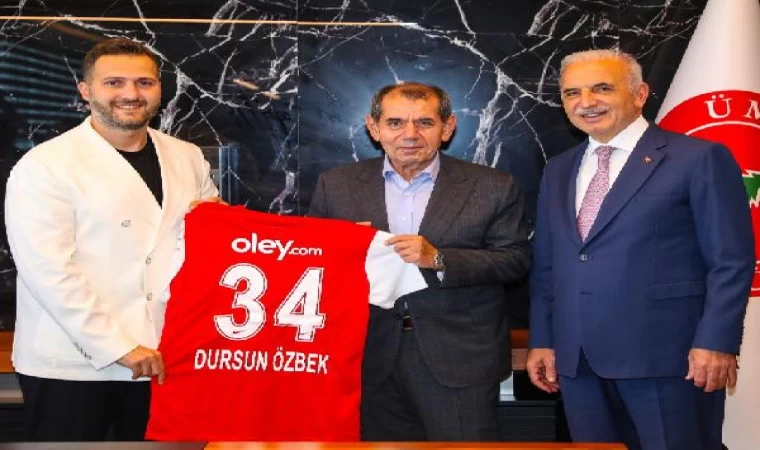 Galatasaray Kulübü Başkanı Dursun Özbek’ten Ümraniyespor’a ziyaret