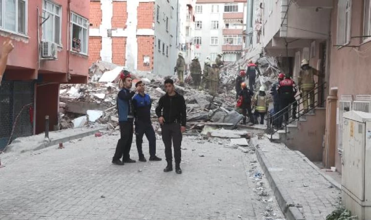 (Geniş haber) Güngören’de yıkım sırasında bina çöktü