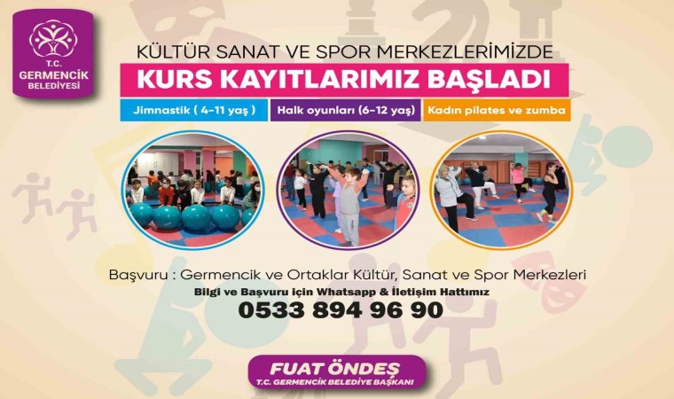 Germencikte kurs kayıtları başladı