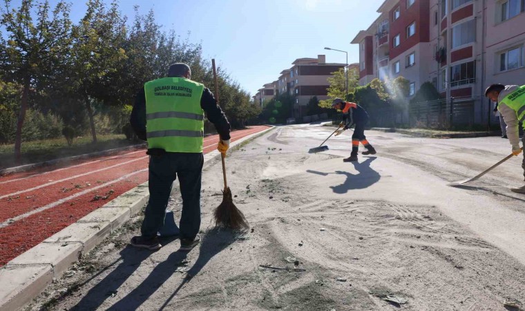 Gölbaşında çevre temizliği yapıldı