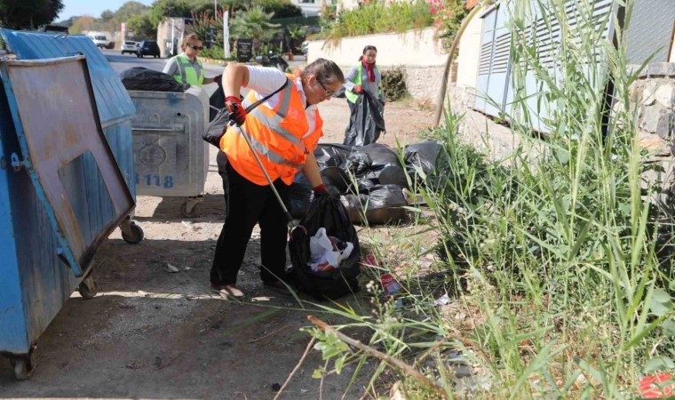 Gümbet Mahallesinde detaylı temizlik yapıldı