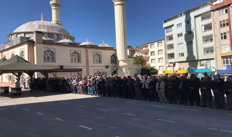 Gümüşhanede hayatını kaybeden Filistinliler için gıyabi cenaze namazı kılındı