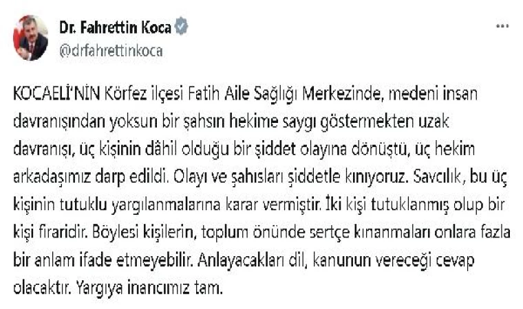 Hasta ve yakınları, tartıştıkları 3 doktoru darbetti (2)